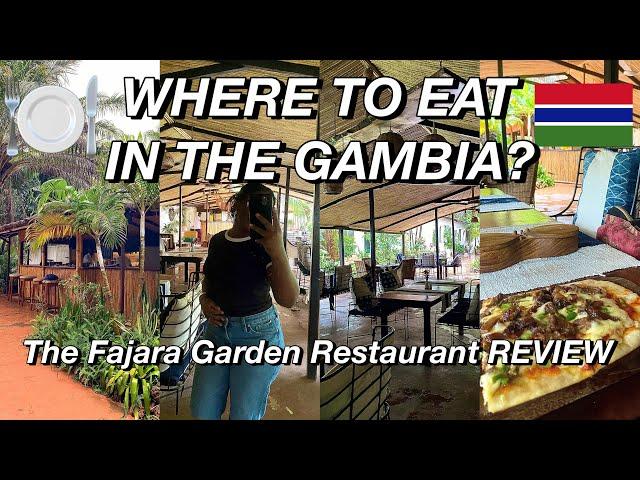 Gambia's Best Kept Secret? Honest Review of Fajara Garden Restaurant! | RAINY DAY VLOG️ 