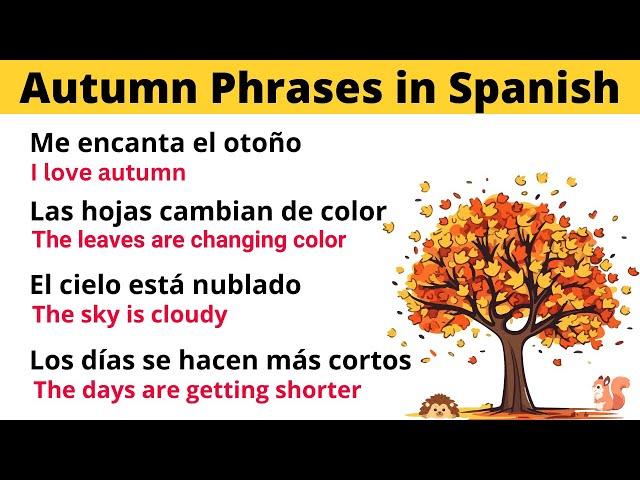 35 Essential Spanish Phrases for Autumn – Learn Seasonal Vocabulary!