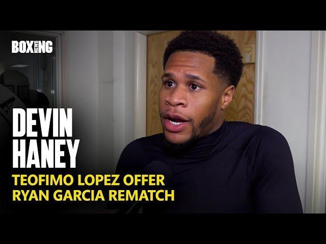 Devin Haney Reveals Teofimo Lopez Fight Offer Rejection