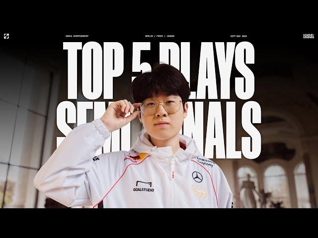 Top 5 Plays from the Semifinals! | Worlds 2024