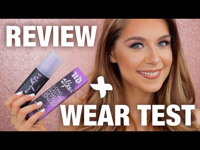 Urban Decay All Nighter Setting Spray Review + Wear Test