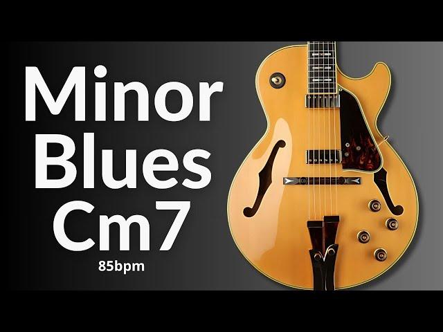 Swingin' Guitar Blues Backing Track in C Minor (Cm7)