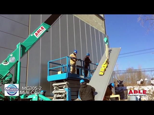 ABLE Equipment Rental's Maeda Mini Cranes