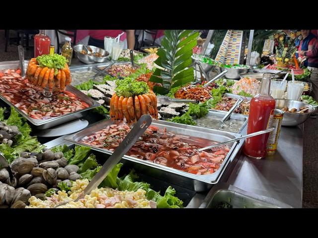 Buffet de Mariscos once Dolares en Ciudad de México | Pozole en Garibaldi