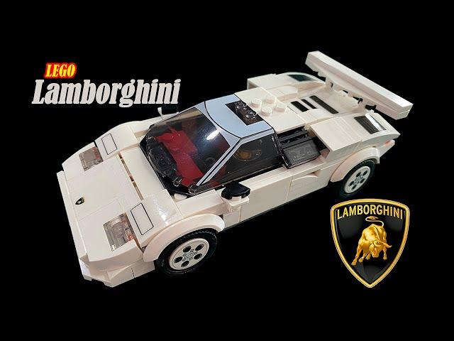 Lego Speed Champions - Lamborghini Countach Build!