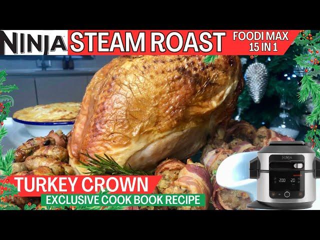 TURKEY CROWN *EXCLUSIVE CHRISTMAS COOK BOOK RECIPE* | CHRISTMAS DINNER | Ninja Foodi