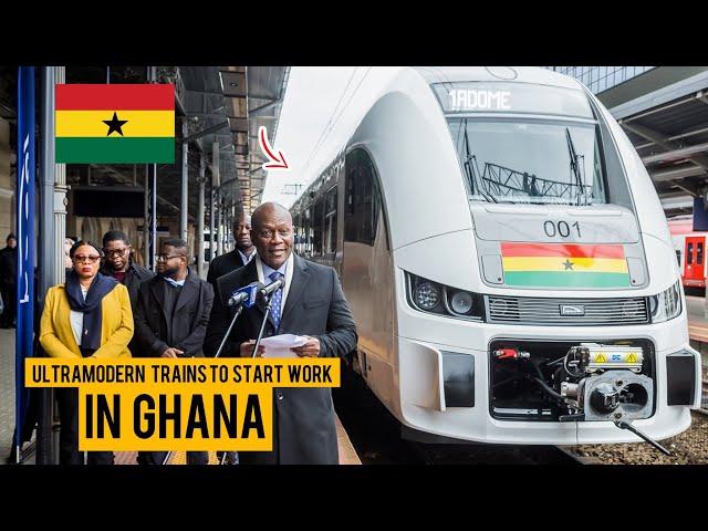 The Ultramodern Ghanaian Train Made in Poland Is Finally Commissioning in Ghana