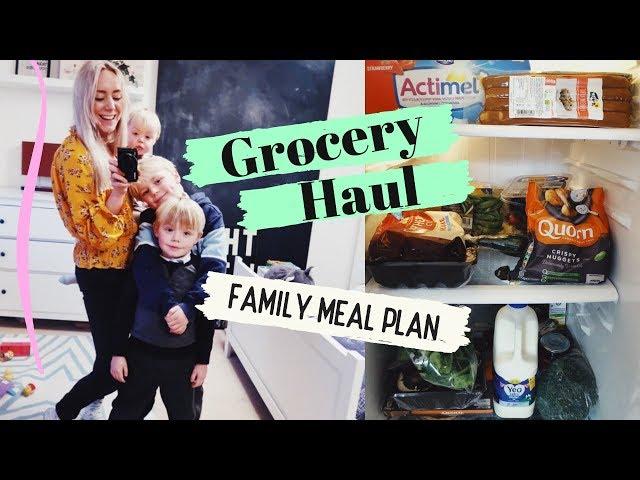 Family Weekly Shop & Meal Plan - Vegetarian Swap Grocery Haul!  SJ STRUM