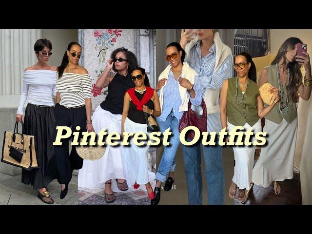 10 Easy & Chic *PINTEREST INSPIRED* Summer 2024 Outfits Anyone Can Recreate by Shopping Your Closet