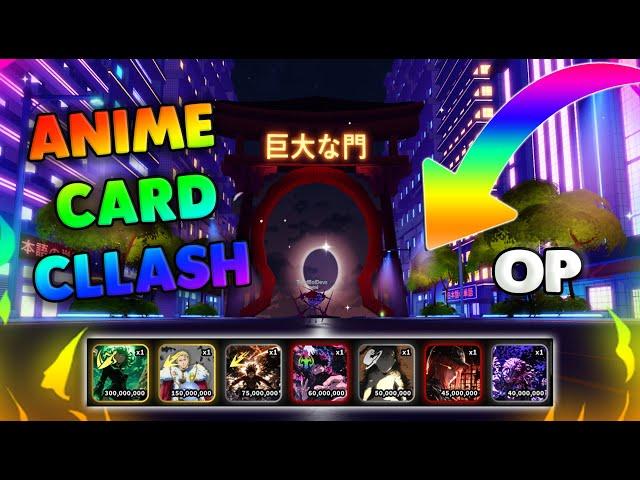 Anime Card Clash Is The Best NEW Card RNG Game On Roblox