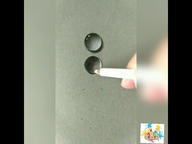 How to draw easy water drop Shadow in pencil..bY AiNa...