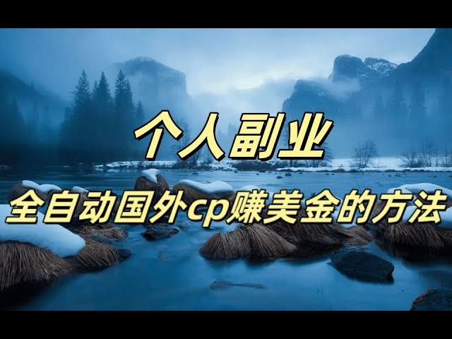 在家就能干的个人副业 全自动国外CPA赚美金的一个项目 居家就能赚钱 #赚钱 #创业 #创业正能量