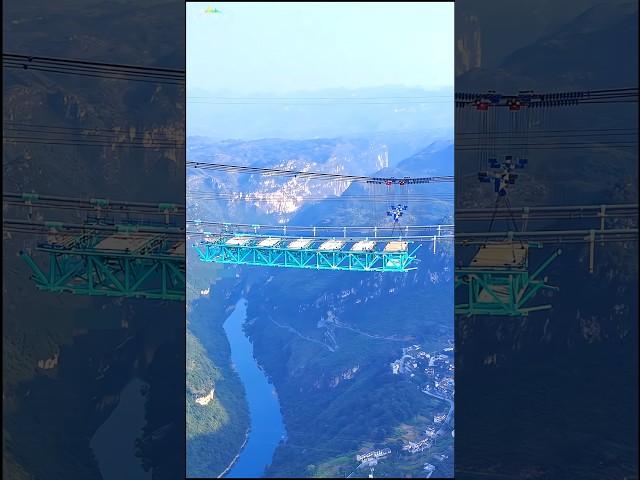 WORLD'S MOST UNBELIEVABLE BRIDGE CONSTRUCTION || HUAJIANG CANYON BRIDGE贵州花江峡谷大桥#engineering #amazing