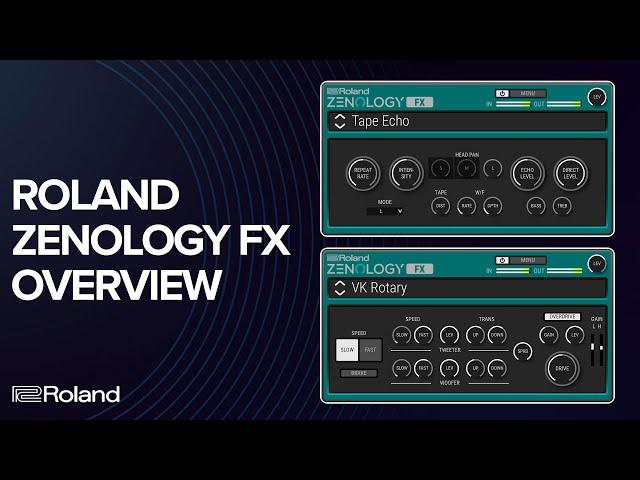 Introducing Roland ZENOLOGY FX: Authentic Roland effects for your DAW