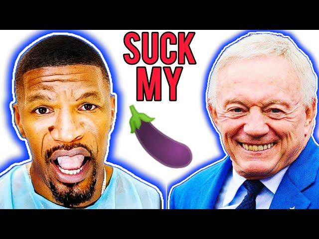 Jerry Jones EXPOSED by Jamie Foxx for MEAT SIZE comments‼️