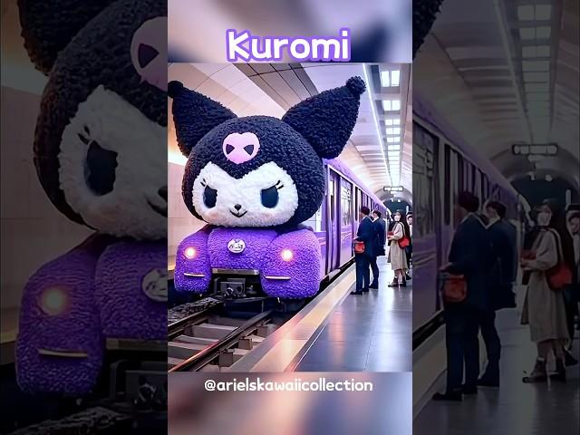 Which Train Would You Ride? #shorts #sanrio #kuromi #hellokitty #cinnamoroll