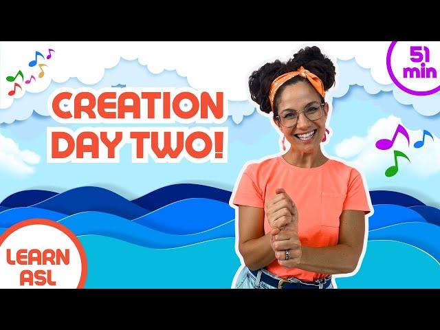 Learn About Creation Day Two - Christian Learning for Kids, Littles & Toddlers!