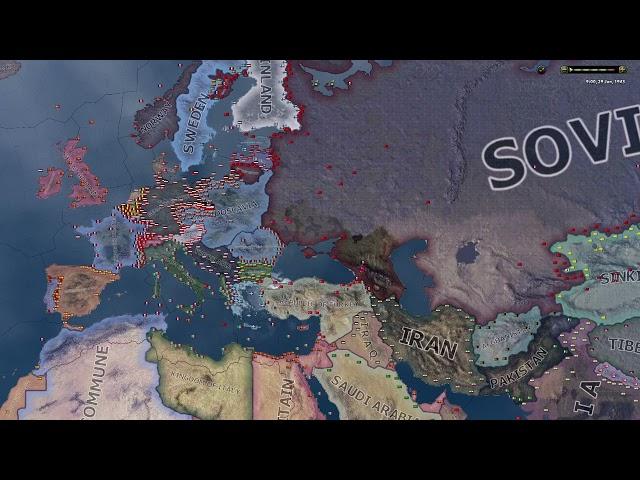 Czechoslovakia reworked (aka zapadoslavia) -hoi4 Timelapse