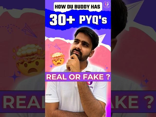 How DU BUDDY has 30+ PYQ'S!!  #cuet2024 #shortsfeed