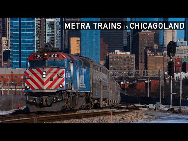 Extreme Metra Trains in Chicago