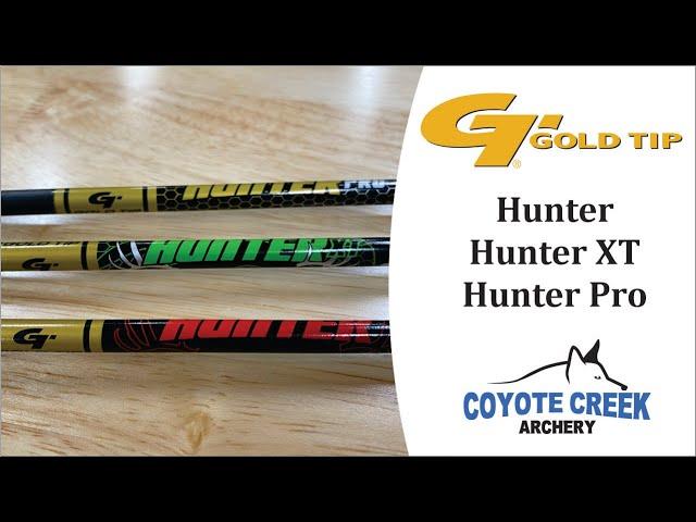 Gold Tip Hunter series arrows at Coyote Creek Archery