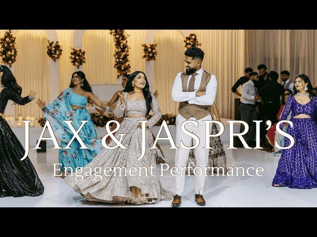 Jax & Jaspri | EPIC PUNJABI ENGAGEMENT PERFORMANCE | OLD SCHOOL