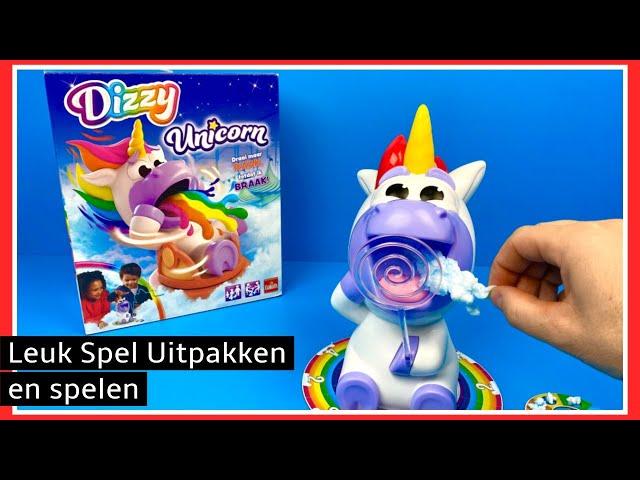 Dizzy Unicorn Spel  uitpakken en spelen | Family Toys Collector