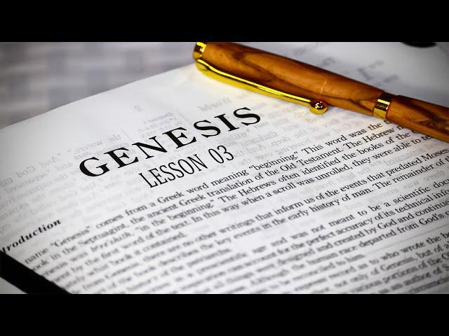 Lesson 3 - Genesis 2