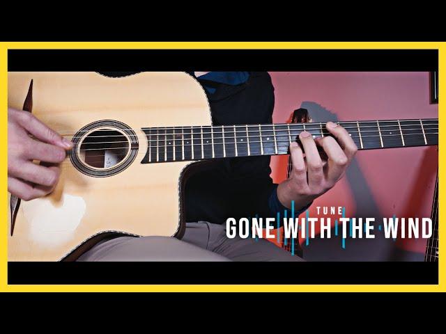 Gone With The Wind - Chord/Melody Intro Transcription (Full screen version)