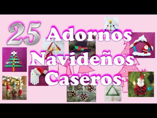 25 Adornos Navideños Caseros