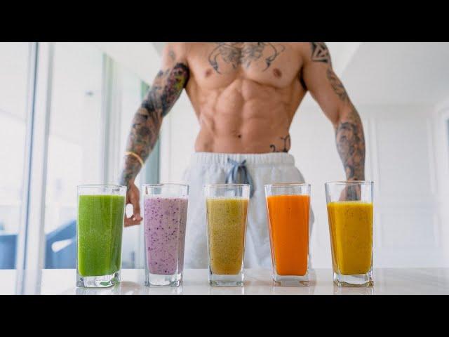 5 Healthy Smoothies | Shredded + Muscle