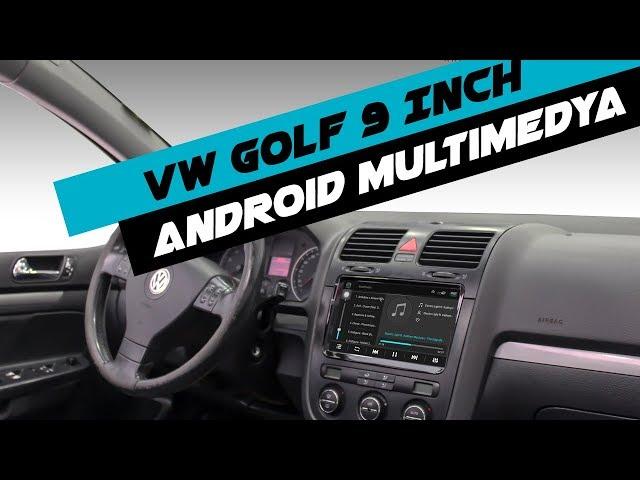 Carvocal CRV-4576 VW Golf 5 9 Inch Android Multimedya Sistemi Montaj Uygulaması