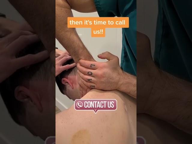 This spot (C6-C7) is one of the most common chronic #neckpain spots - Here’s how to remove the glue