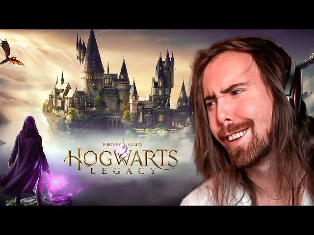 Hogwarts Legacy (Girlfriend Reviews) | Asmongold Reacts