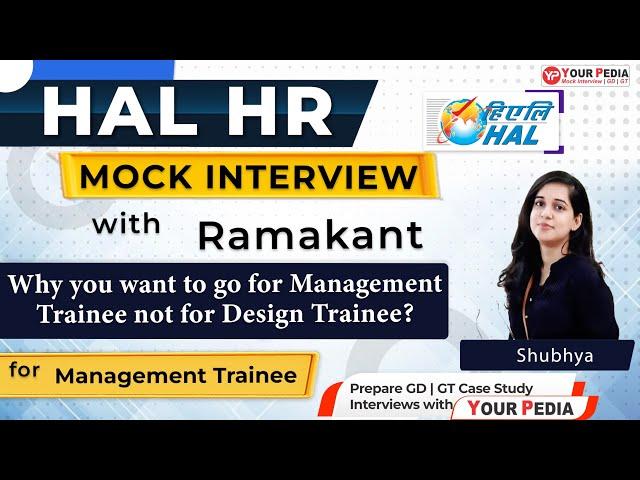 HAL HR Mock Interview For Management Trainee | HAL Interview  Preparation & Guidance with YourPedia