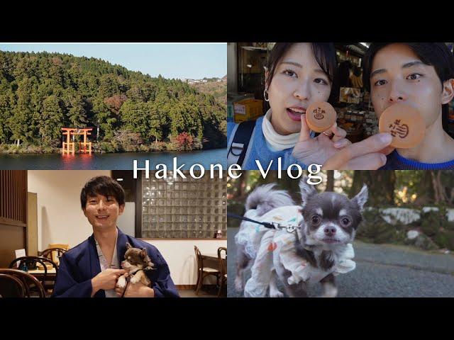 箱根vlog：わんちゃんも一緒に4年記念旅行️