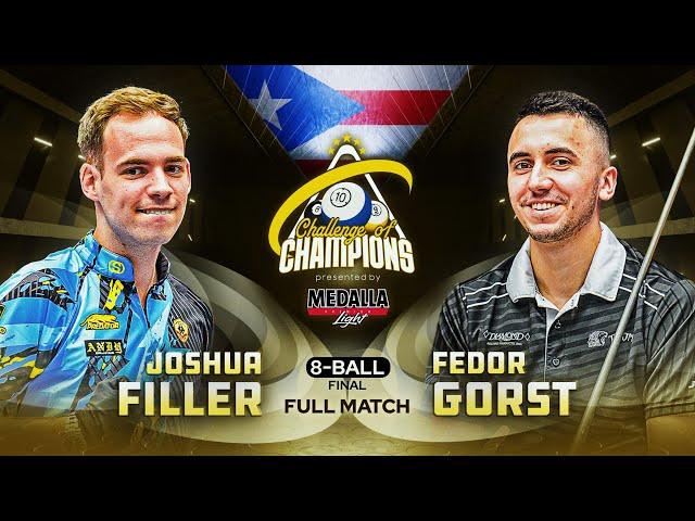 FINAL ▸ GORST vs FILLER ▸ 8-Ball CHALLENGE OF CHAMPIONS by Medalla Light