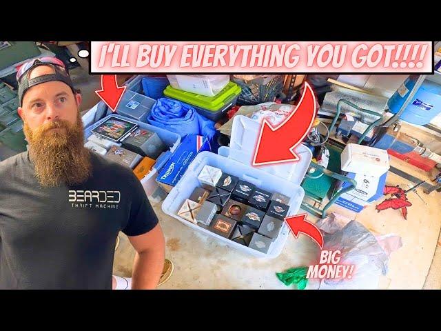 He made me an offer I couldn’t refuse!!! Insane finds at secret HUGE yard sale!