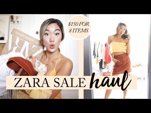 ZARA SUMMER SALE HAUL & TRY ON: What I Got For $150 (8 Items)