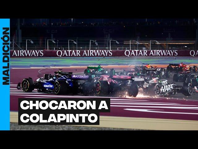 GRAN PREMIO DE QATAR: CHOCARON A FRANCO COLAPINTO Y QUEDÓ AFUERA DE LA CARRERA | #Maldicion