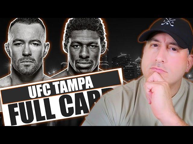 UFC Tampa: Covington vs. Buckley FULL CARD Predictions and Bets