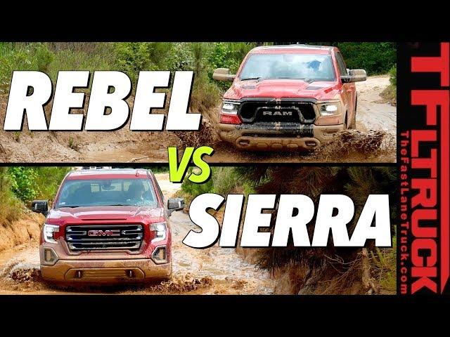 $60,000 Off-Road Truck Battle: Ram Rebel vs GMC Sierra AT4 vs Texas Mud