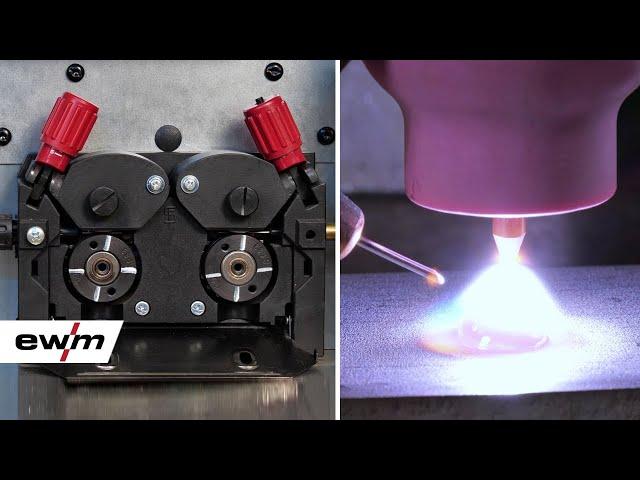 tigSpeed -  TIG cold / hot wire welding // Dynamic wire feeding | EWM