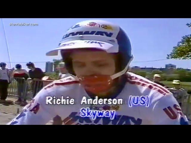 RITCHIE ANDERSON Wins AA Pro | 1985 Kelloggs BMX | Round 5 |