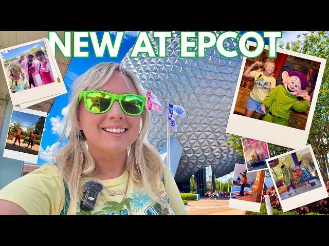 EPCOT! NEW Roaming Animatronic, Rare Characters & Surprise Summer Entertainment (+ Test Track)