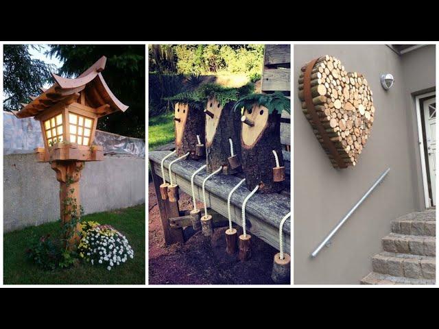 250 beautiful wood ideas for the garden and backyard: crafts, decorations, furniture!