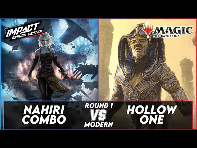 Hollow One (TJ) VS Mardu Nahiri Combo (Derek) [PAPER] | Modern FNM Impact Gaming Center RD 1