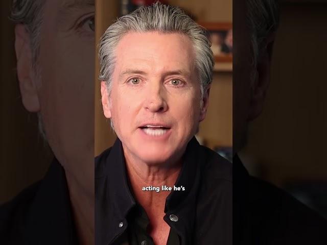 Newsom mocks Trumps: "He discovered the word groceries"