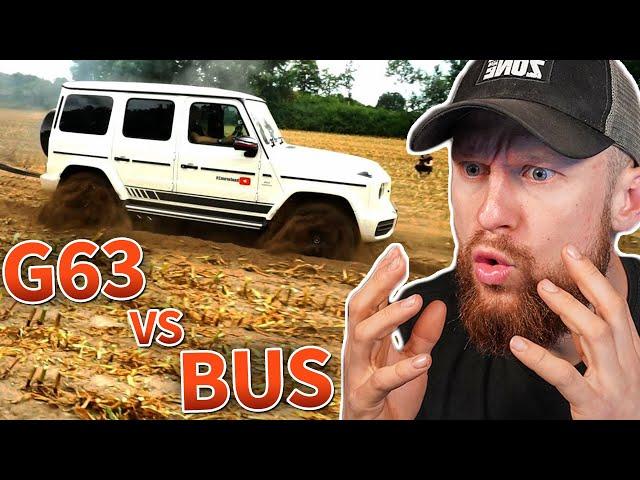 G63 VS. BUS!  TAUZIEHEN Extreme von DUMM TÜCH | G-Klasse TEST | Fritz Meinecke Twitch Highlights