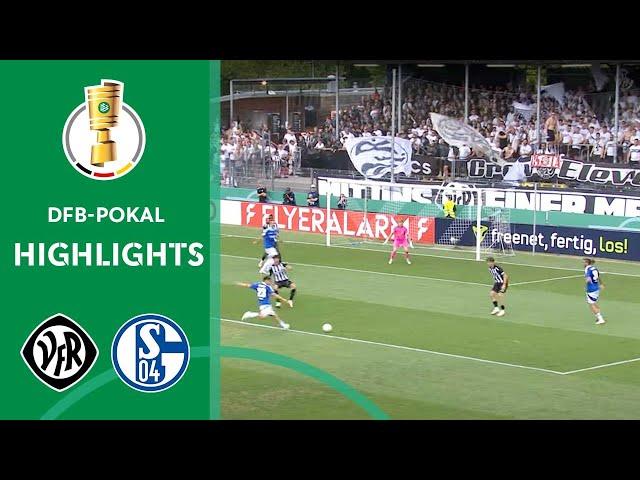 A hard-fought win! | VfR Aalen vs. FC Schalke 04 0-2 | Highlights | DFB-Pokal First Round